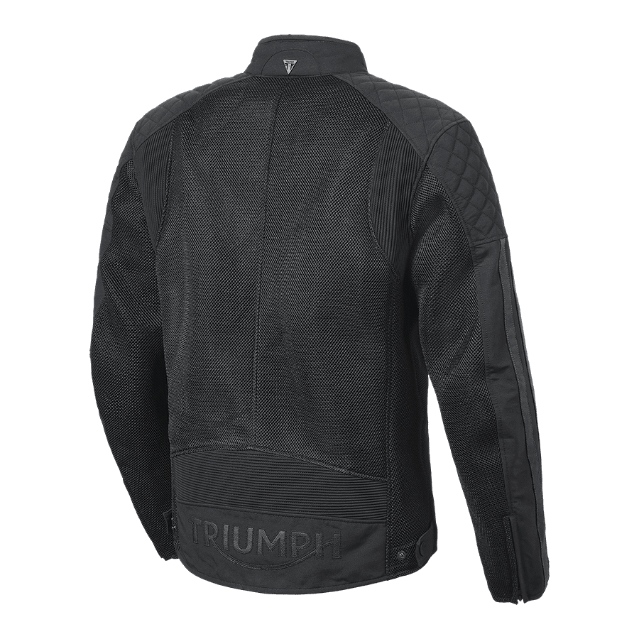 Braddan Retro Mesh Jacket in Black | Motorcycle Clothing