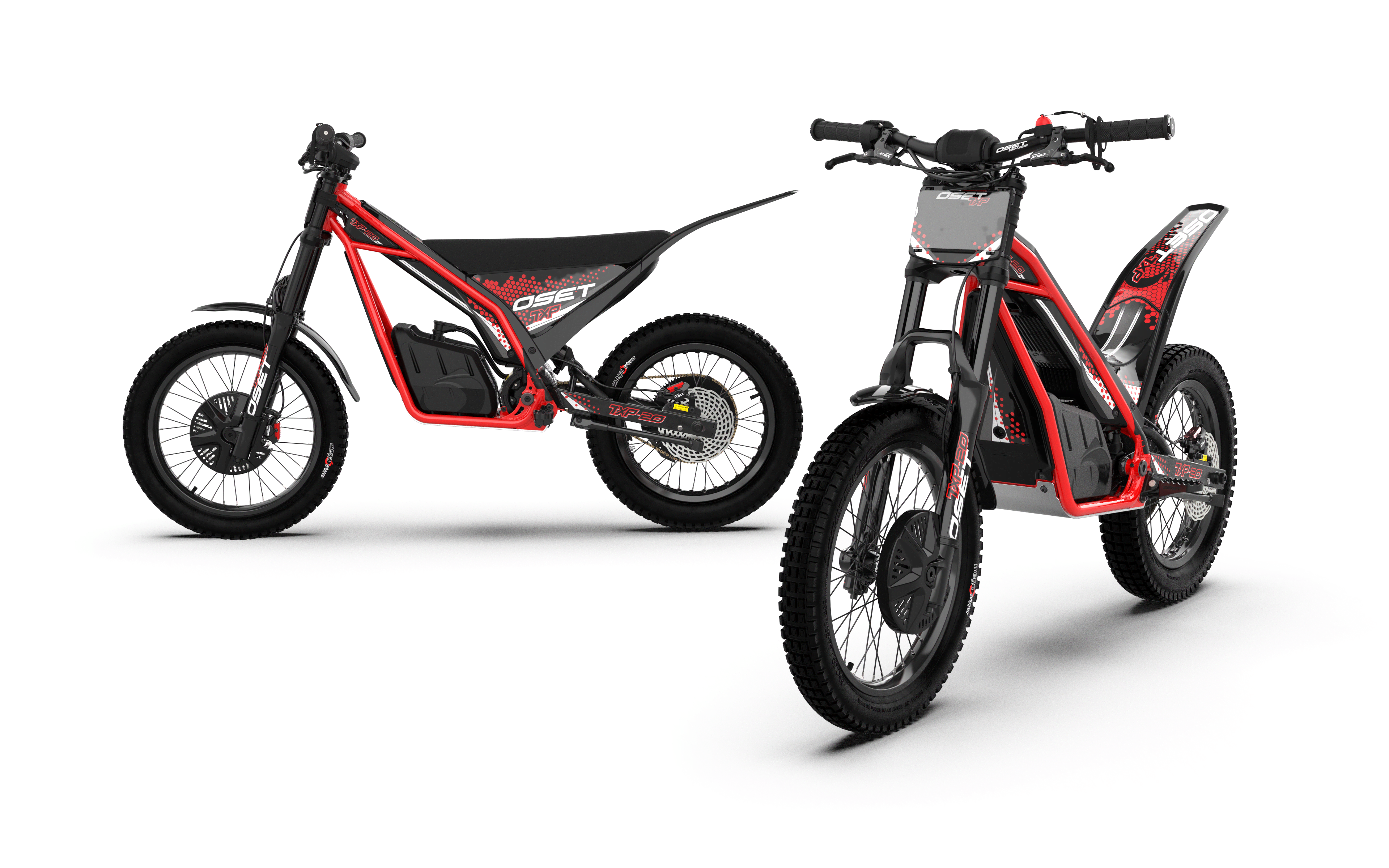 Static shot of the TXP-20 bikes