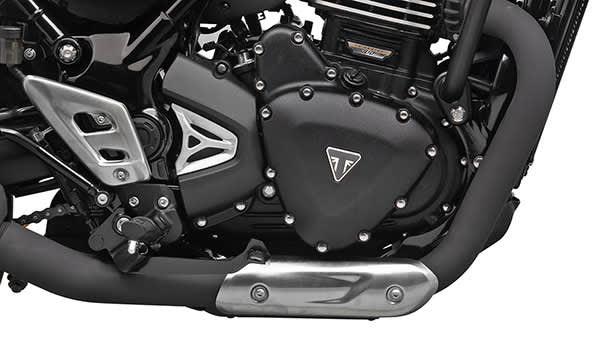 Triumph Speed T4 motorcycle engine detail