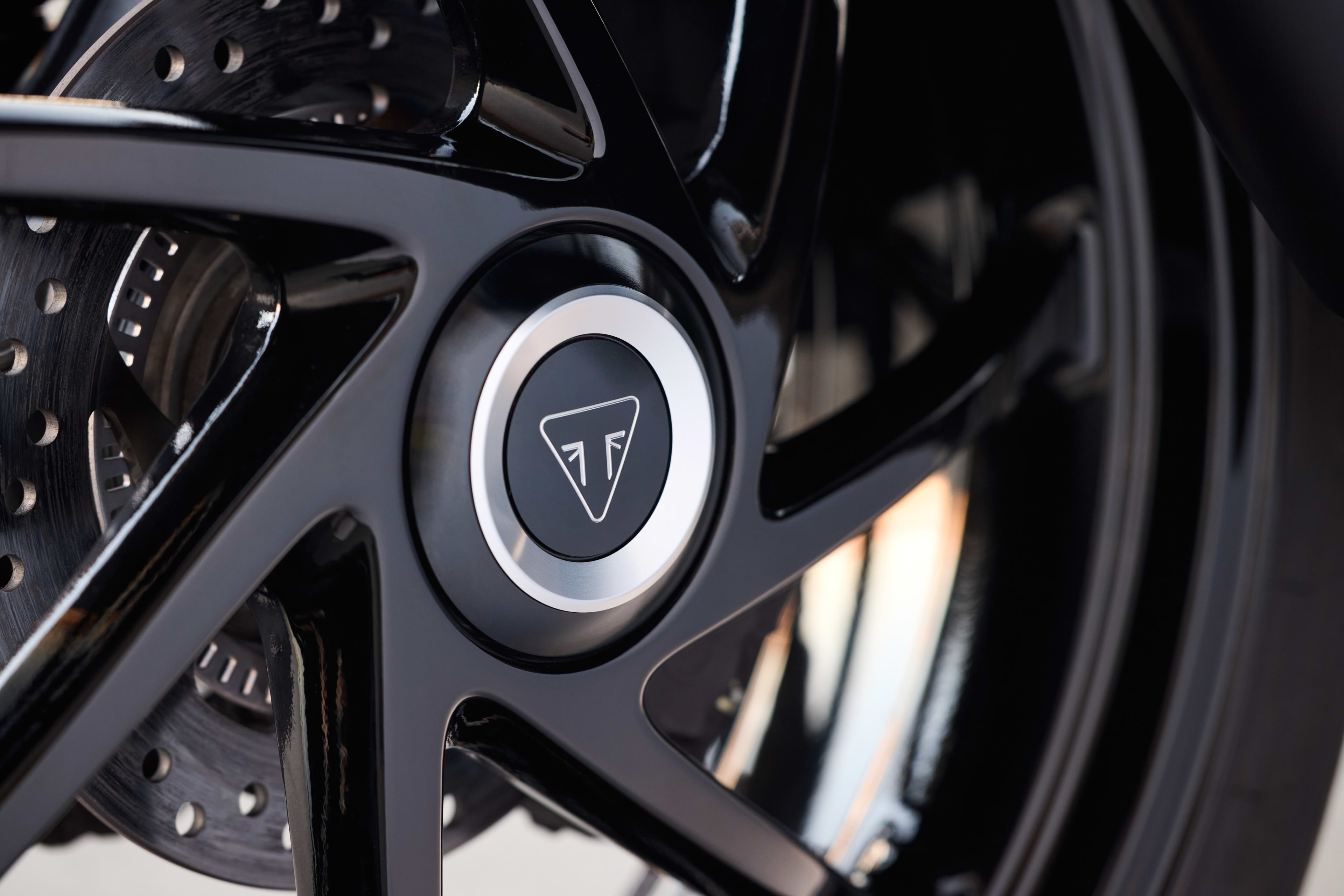 Triumph rear wheel finisher bike accessory