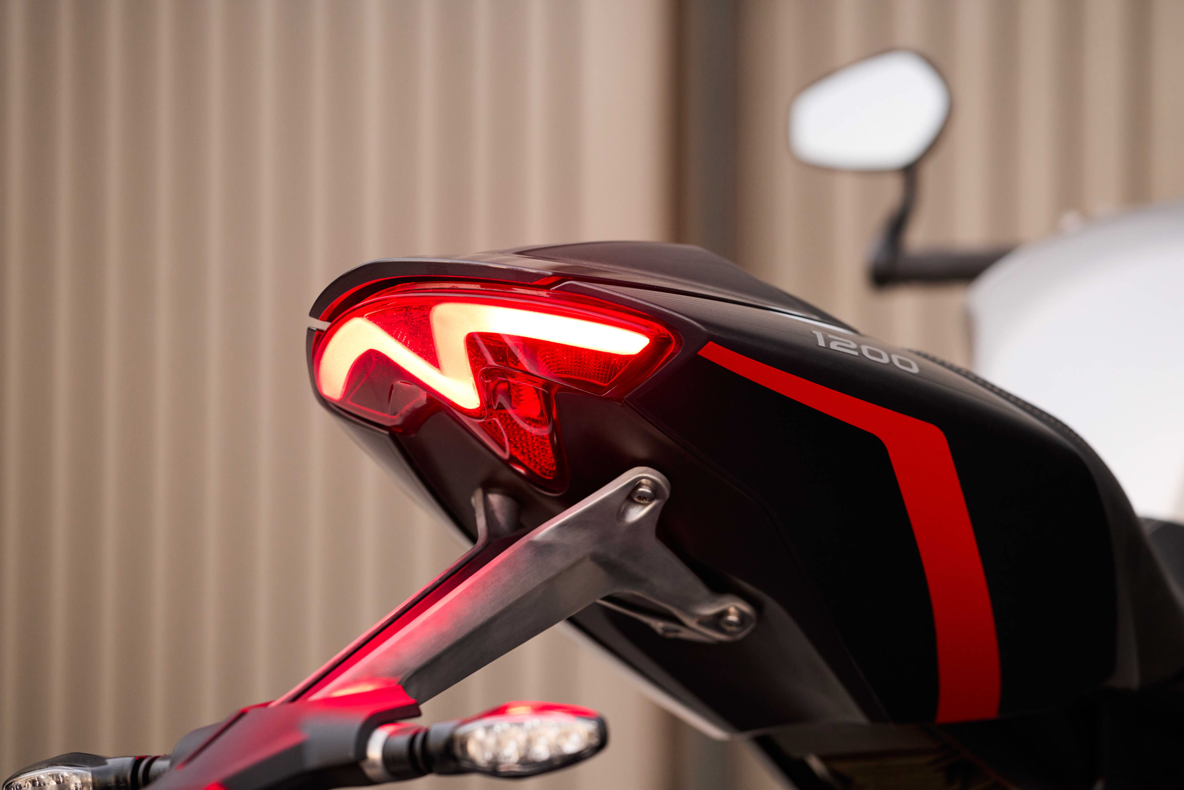 Rear light for the Speed Triple 1200 RS