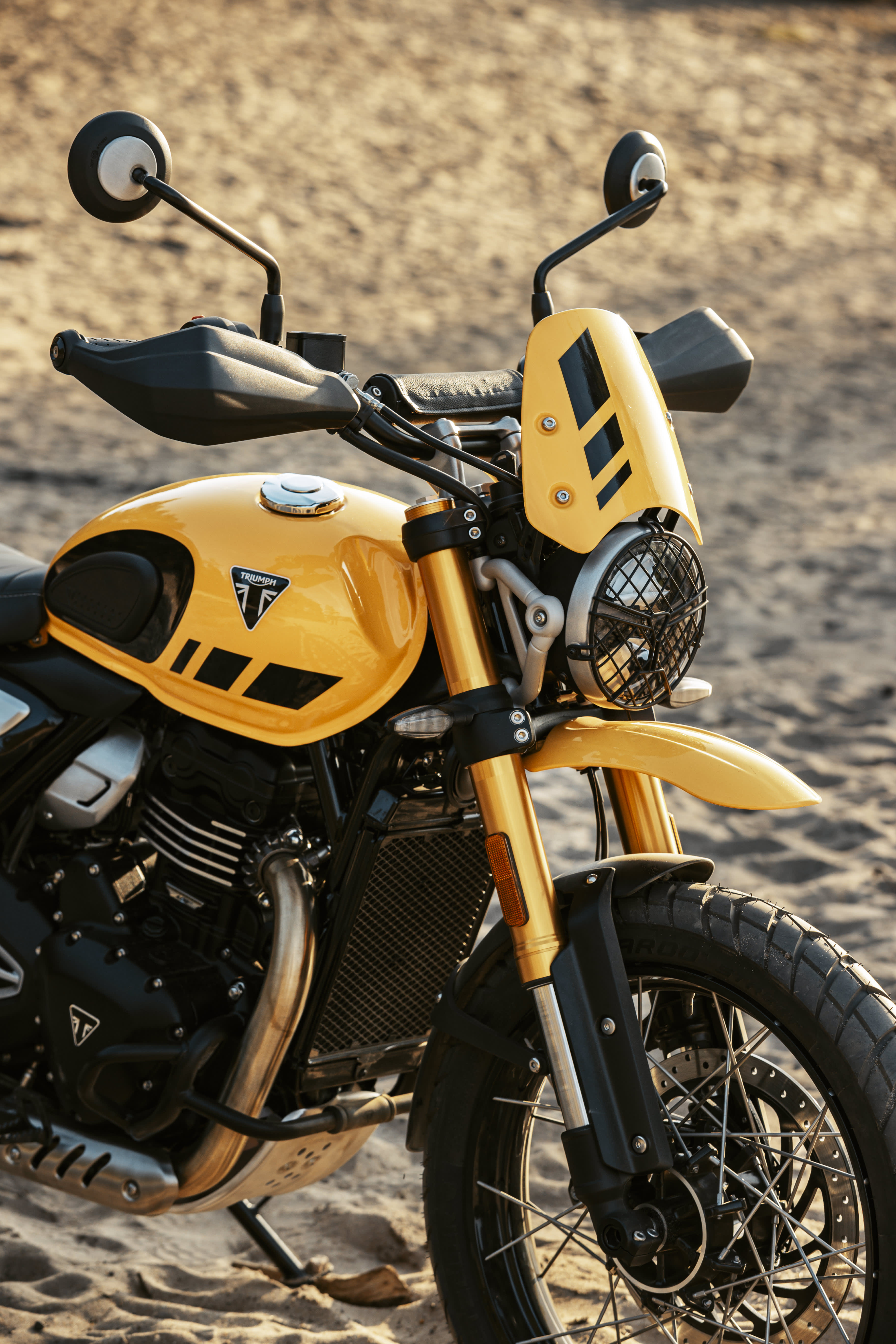 Scrambler 400 XC front mudguard and grille 