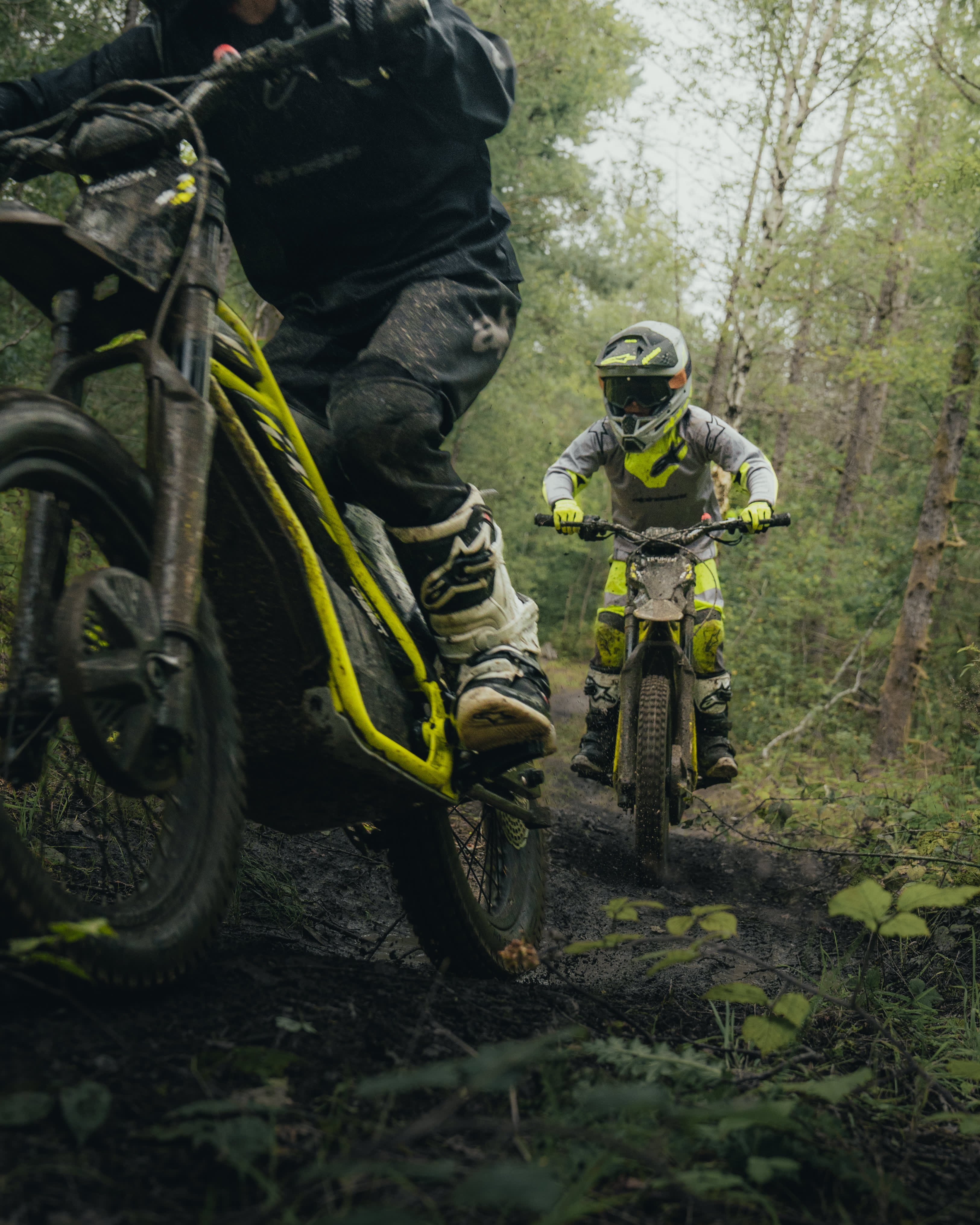 TXP-20 powered by OSET bikes with two young riders.