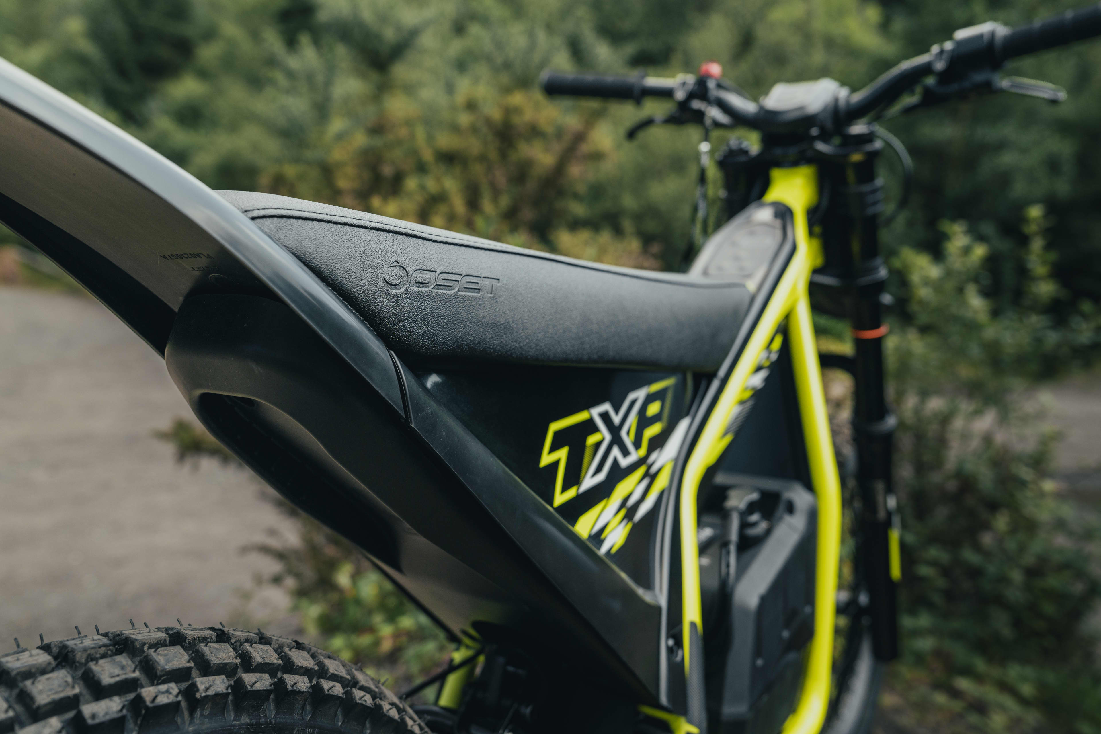 TXP-20 powered by OSET detail shot of the electric bike.