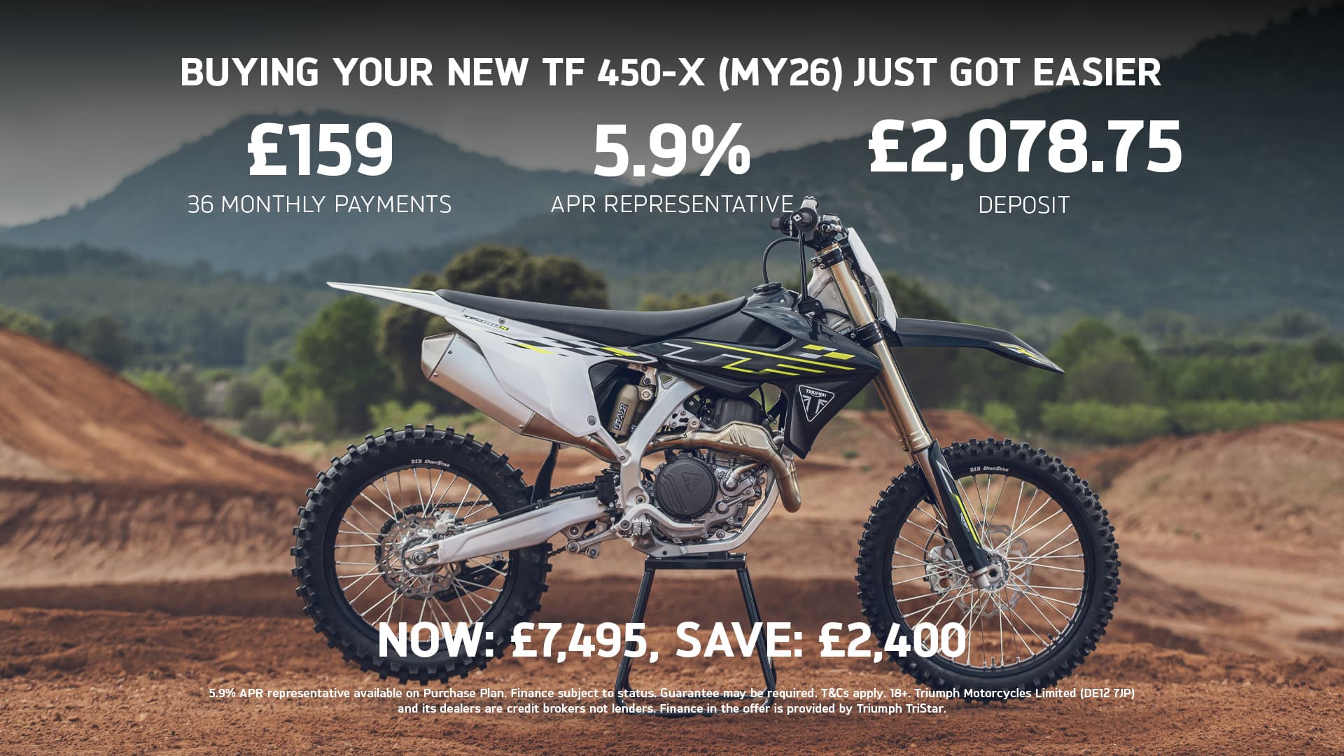 Buying your New TF 450-X (MY26) Just Got Easier