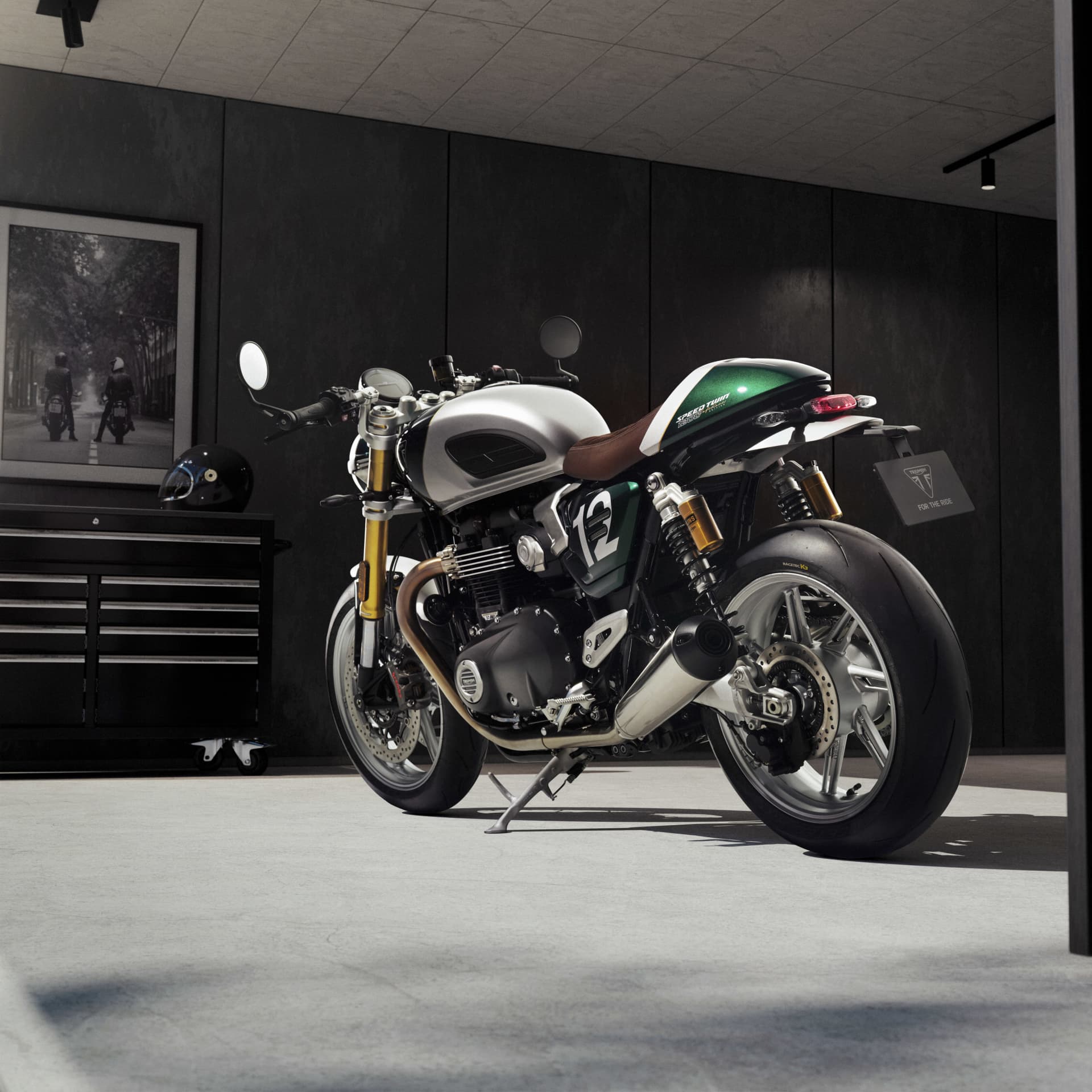 Selle monoplace de la Triumph Cafe Racer Edition