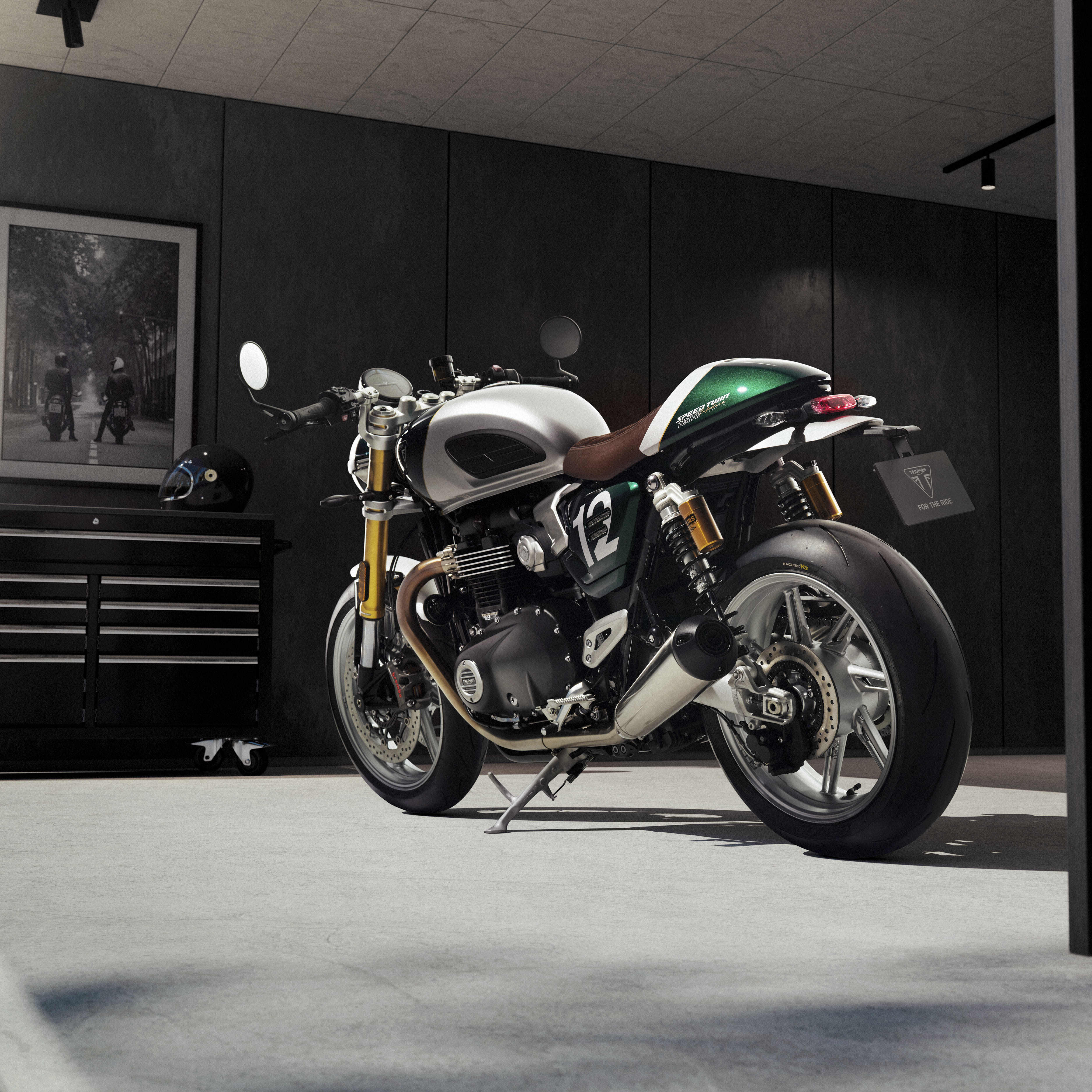 La Triumph Modern Classic más deportiva.