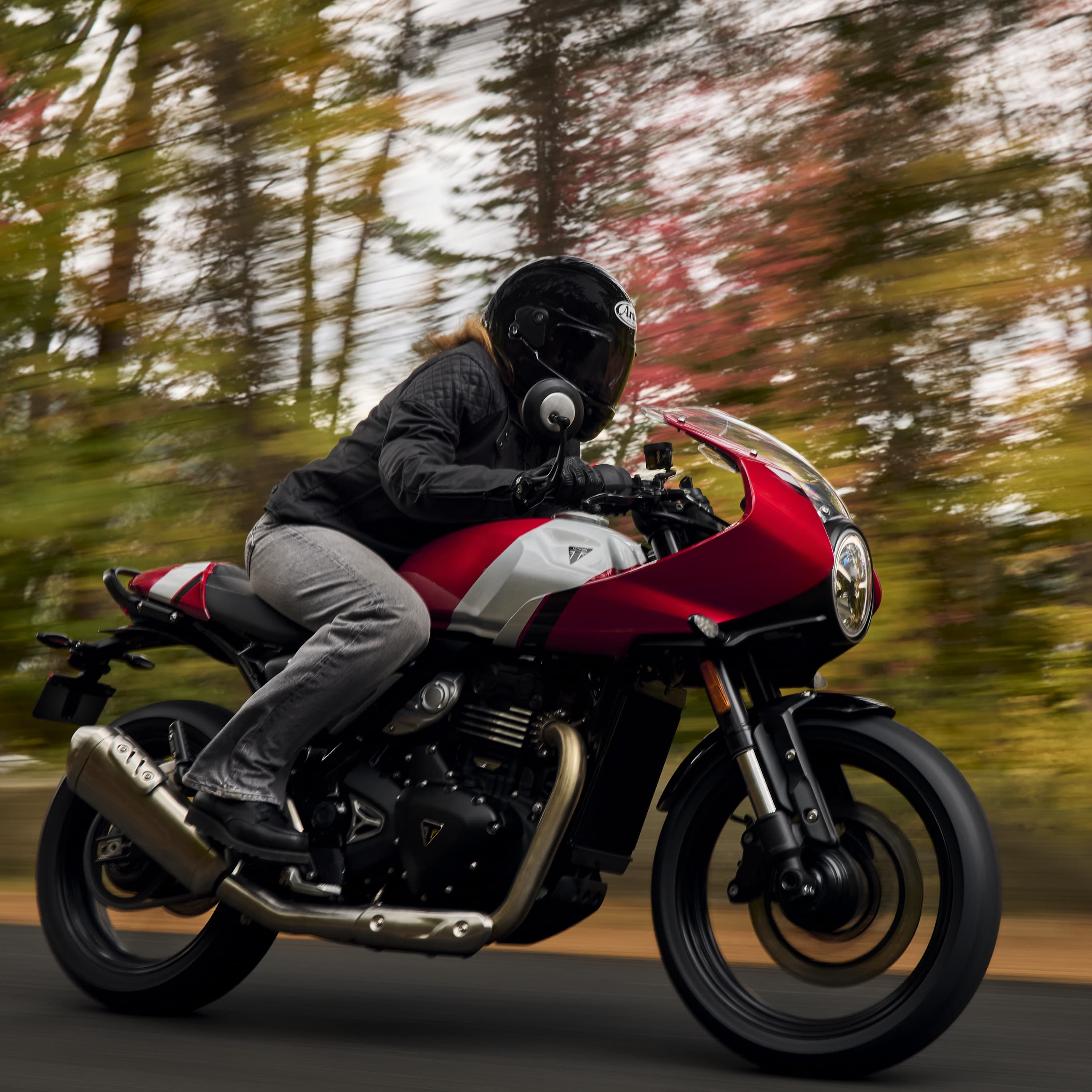 Fun and sporty riding experience.