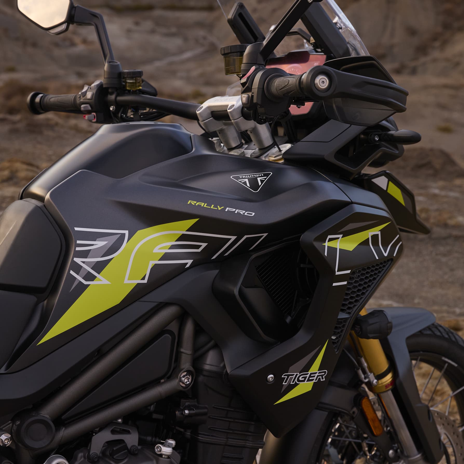 The Desert Edition delivers low speed precision and control with unmistakable triple character.