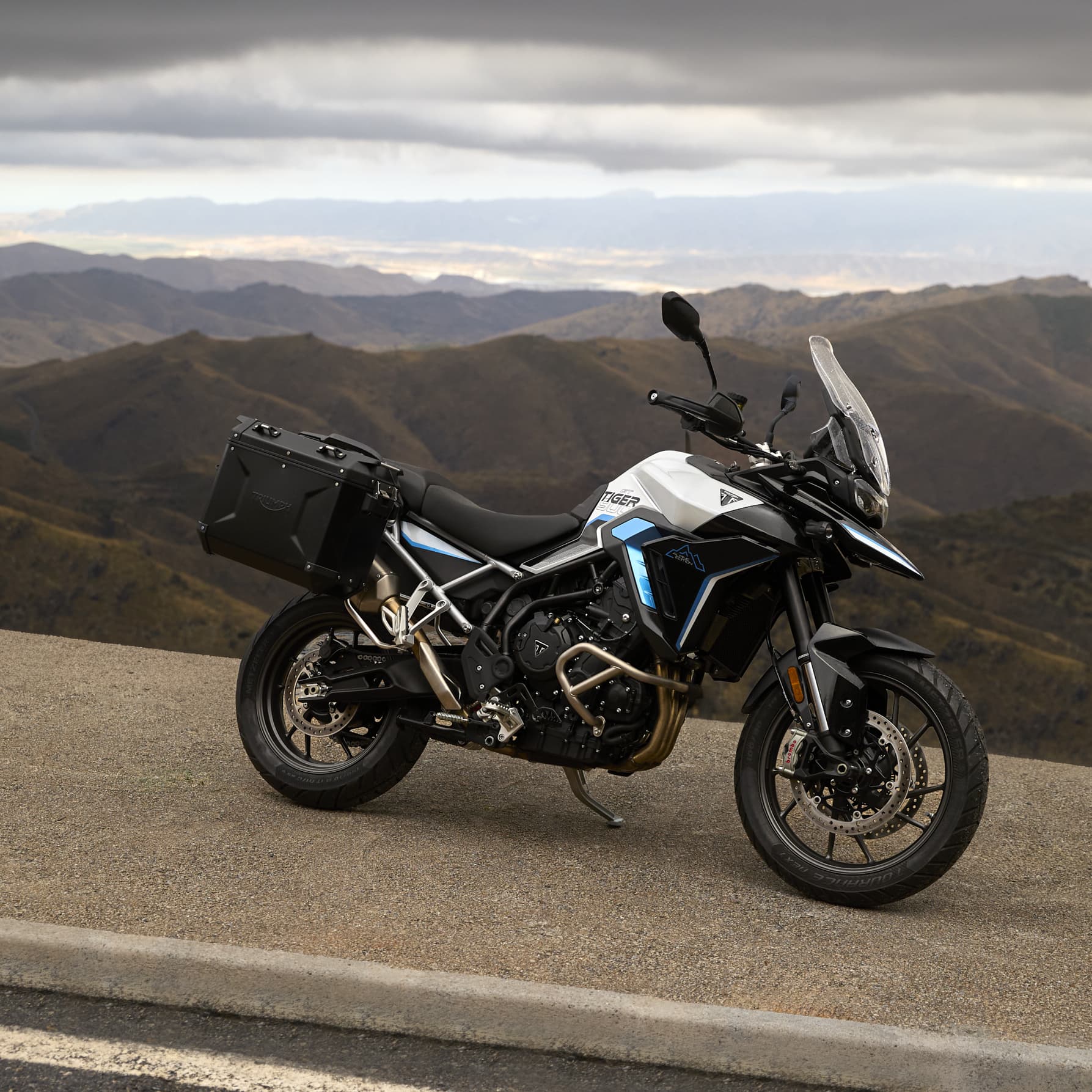 Advanced rider aids, connectivity and equipment for long distance adventures.
