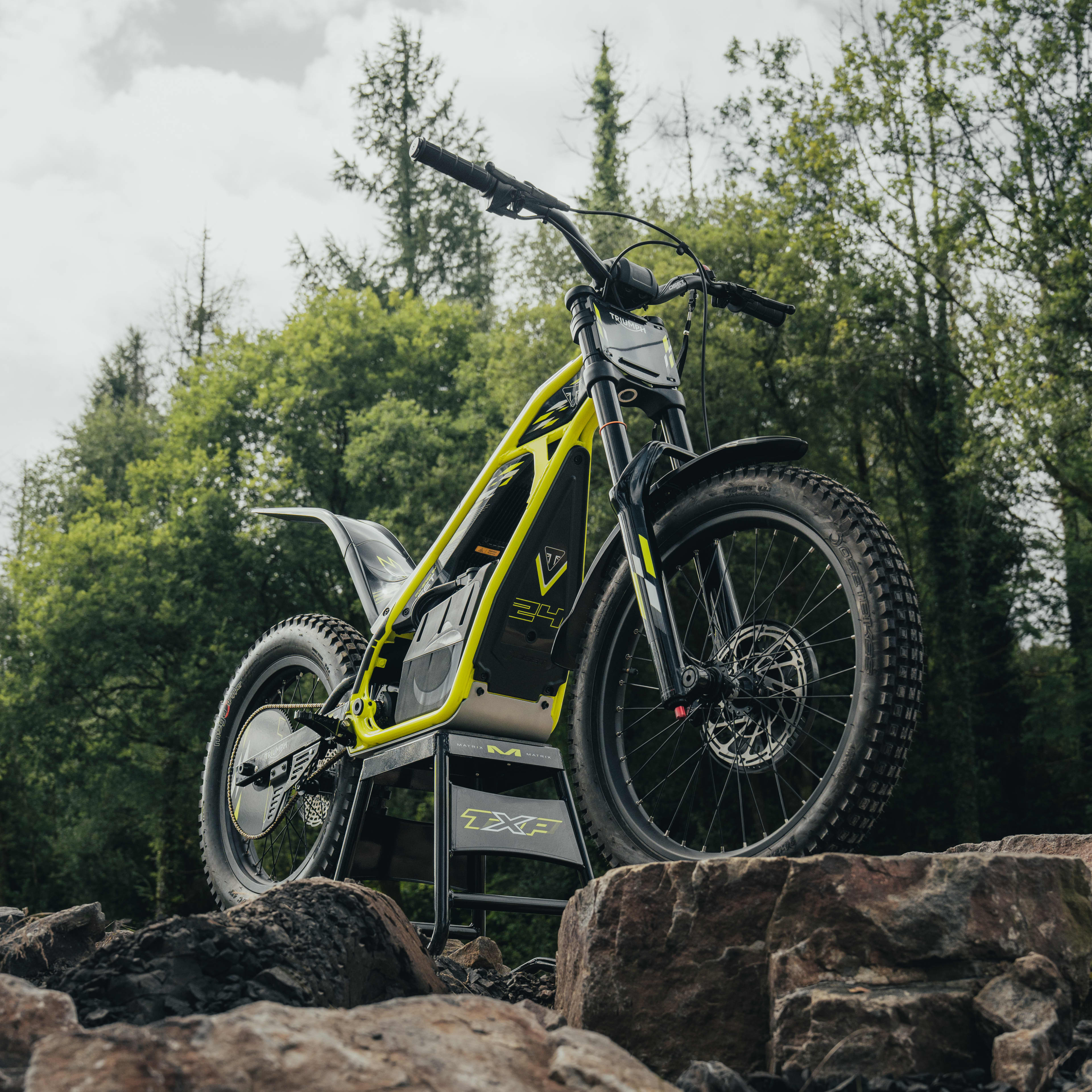 Built to accommodate youth and adults, the TXP-24 delivers true off-road capability with strong materials, smart proportions, and aggressive Triumph styling.
