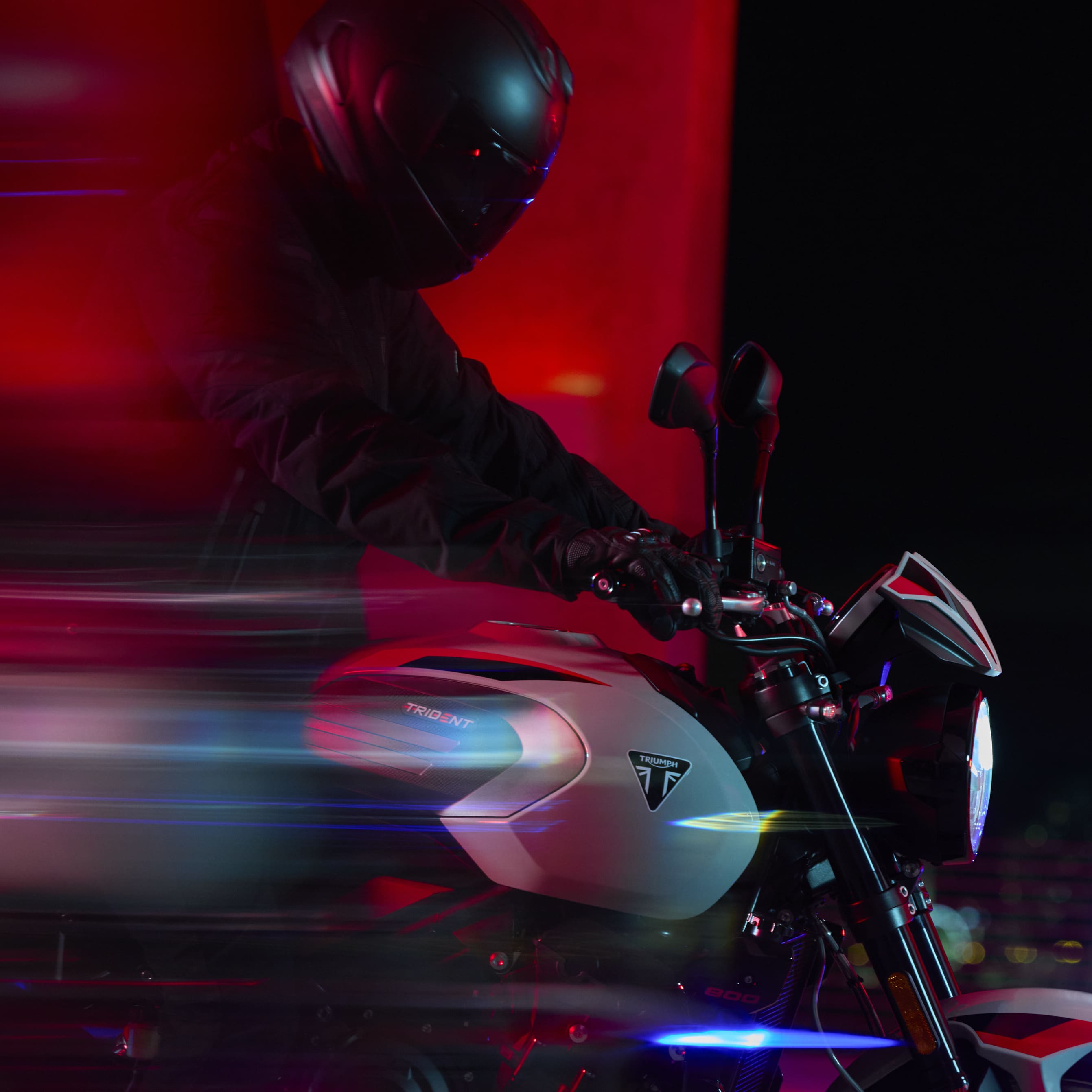 Muscular, athletic presence.