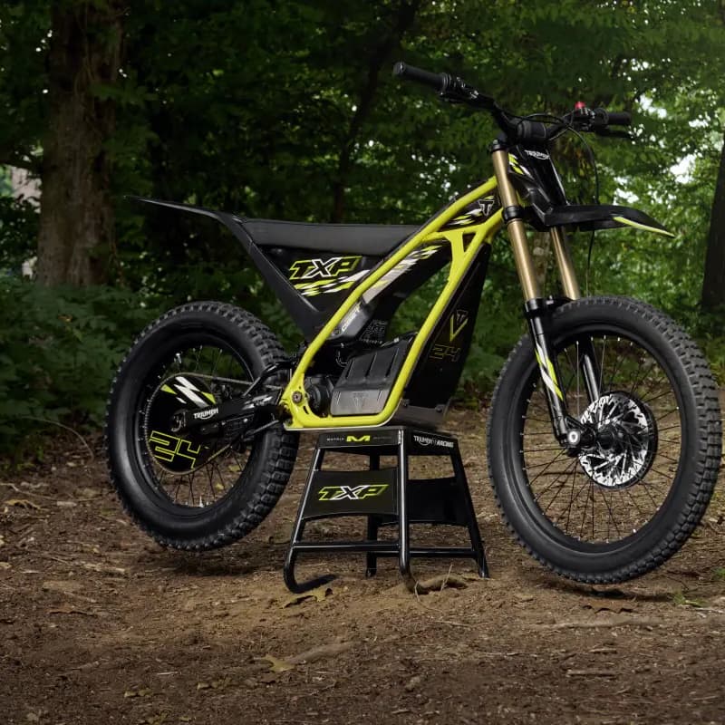 Built to accommodate youth and adults, the TXP-24 delivers true off-road capability with strong materials, smart proportions, and aggressive Triumph styling.