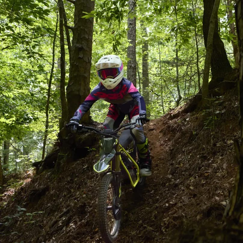 Upgraded suspension and geometry help the TXP-24 handle trail drops, tight trials sections, and varied terrain with agility and precision.