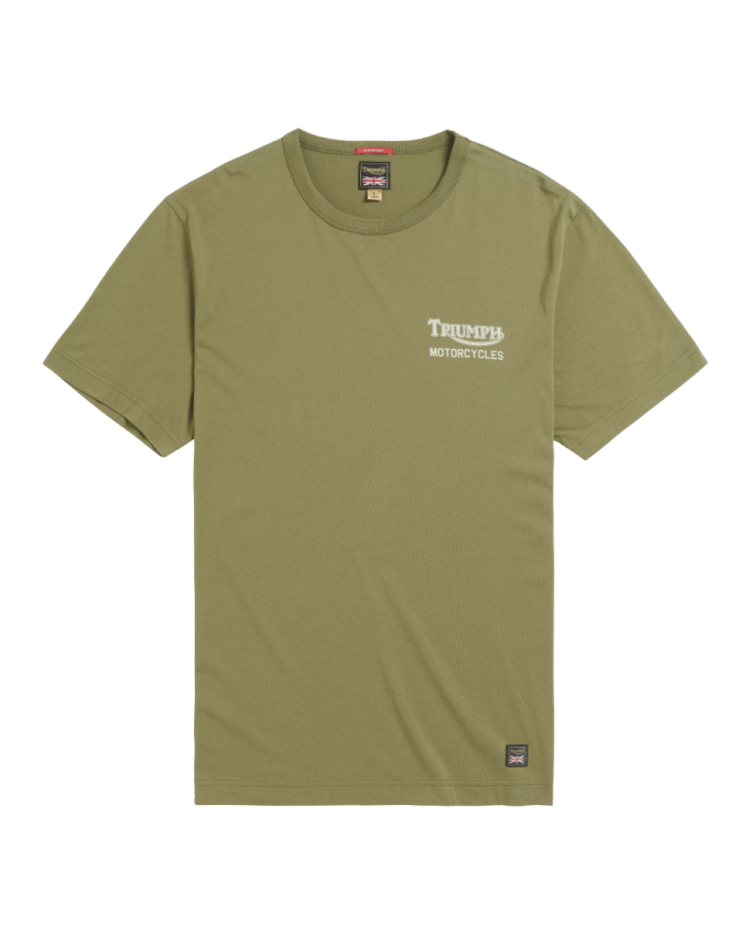 Adcote T-Shirt mit Rückenprint
