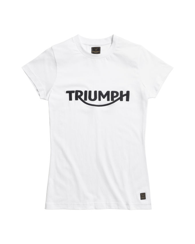 Gwynedd Damen T-Shirt mit gesticktem Logo