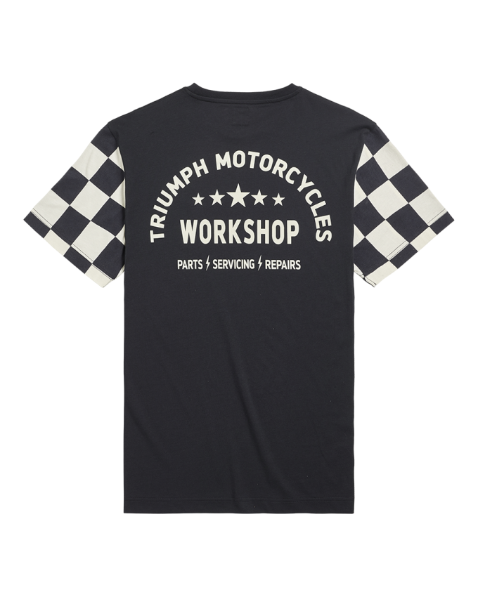 Preston Checkerboard Sleeve Tee
