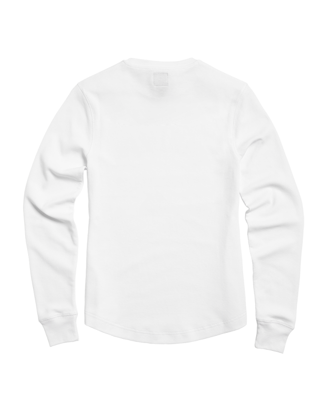 Swain Damen Long Sleeve aus Waffelpiquéstoff