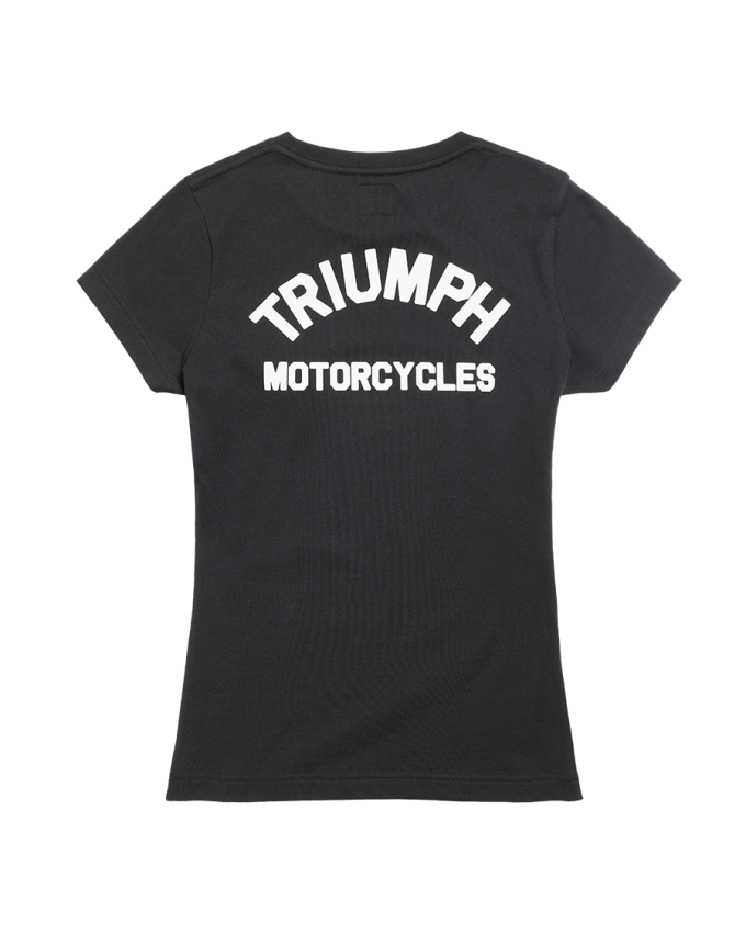 T-shirt à damiers avec poche Sydney pour femme
