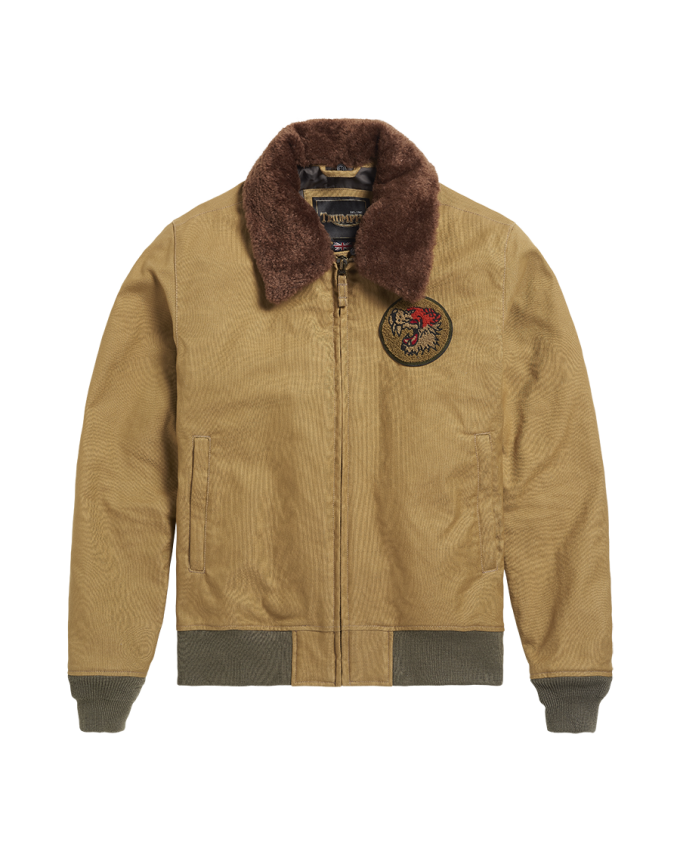 Biggin Bomberjacke aus schwerer Baumwolle