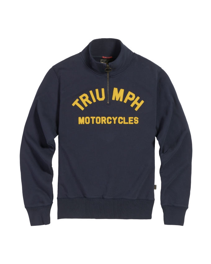Ribble Quarter Zip Logo Sweatshirt