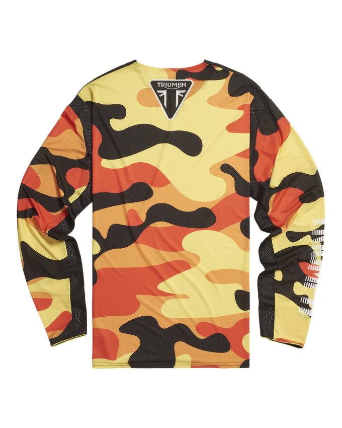 Lava Camo Jersey in Gelb, Orange und Schwarz