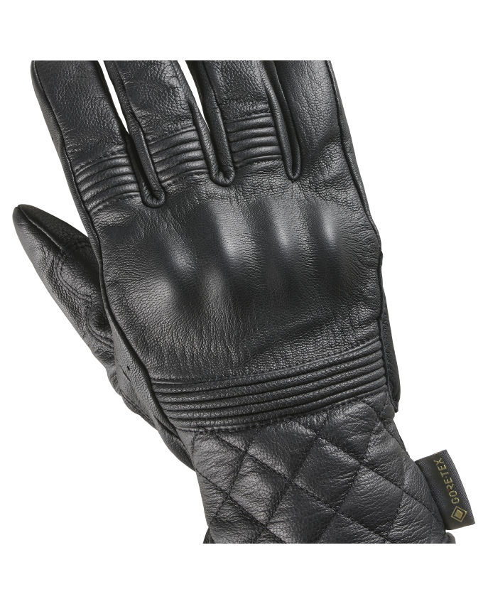 Gants en cuir et GORE-TEX® Suffolk avec D3O® noirs