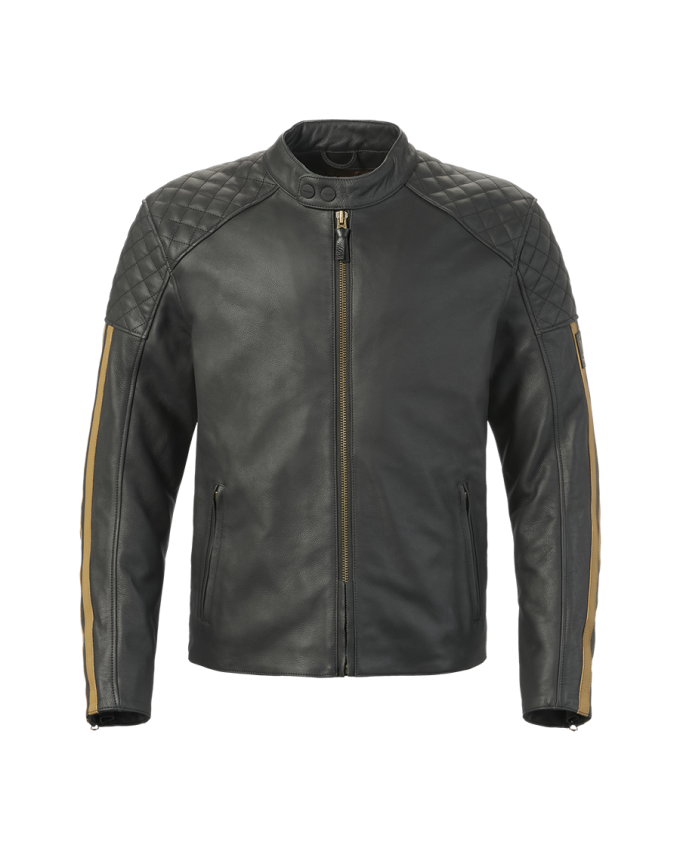 Triumph x 007™ Bond Edition Lederjacke in Schwarz
