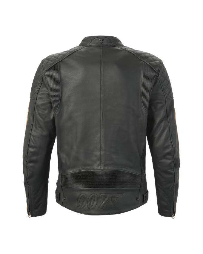 Triumph x 007™ Bond Edition Lederjacke in Schwarz