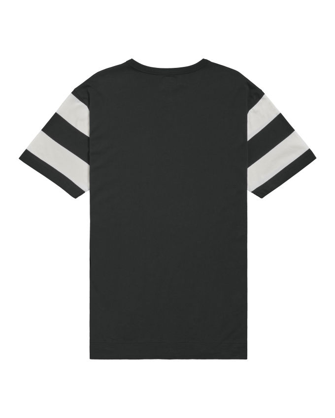 Breaker Striped Sleeve Logo Tee