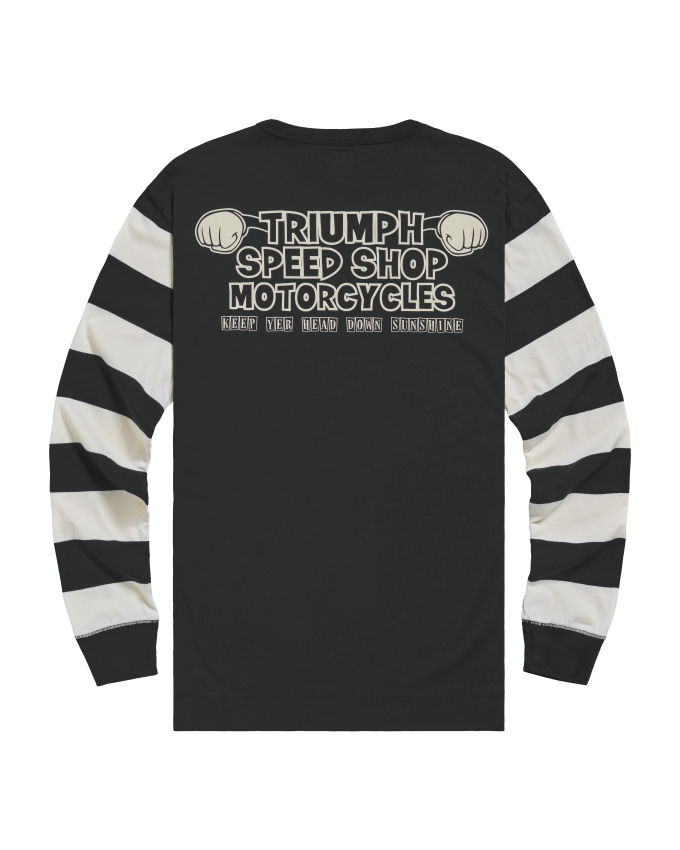 Head Down Long Sleeved Racer Tee