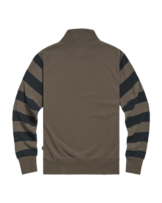 Sweat à col zippé en double piqué Highly