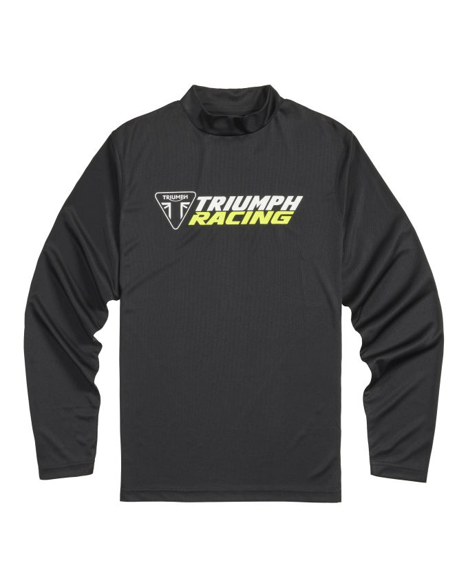 T-shirt à séchage rapide et manches longues Triumph Racing Logo