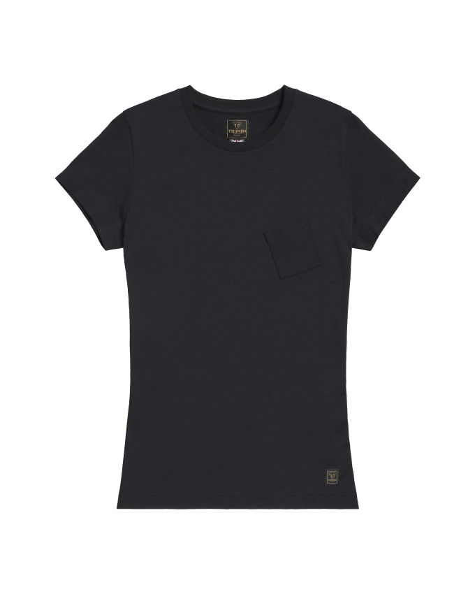 Sydney Pocket-T-Shirt Für Damen Mit Kariertem Flaggenmuster