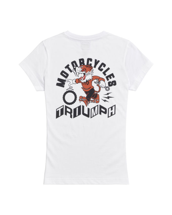 Tiger Pit Stop Grafik-T-Shirt Für Damen