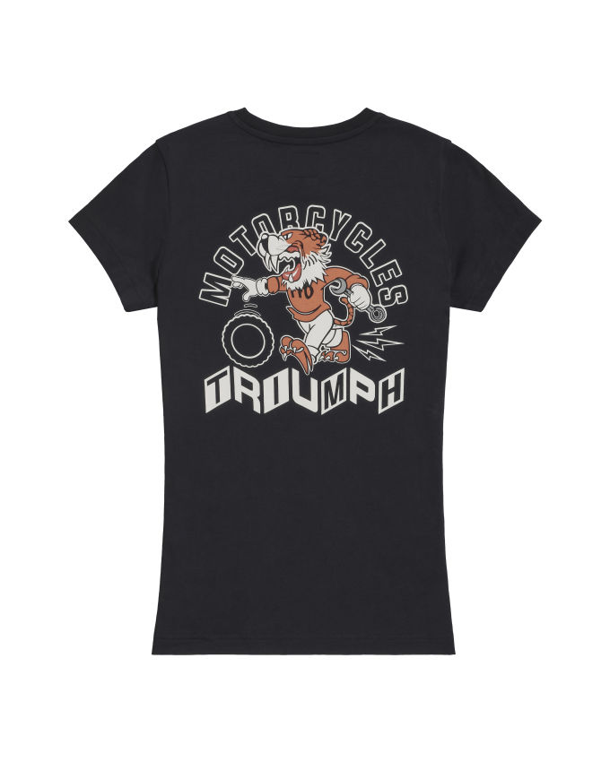 Tiger Pit Stop Grafik-T-Shirt Für Damen
