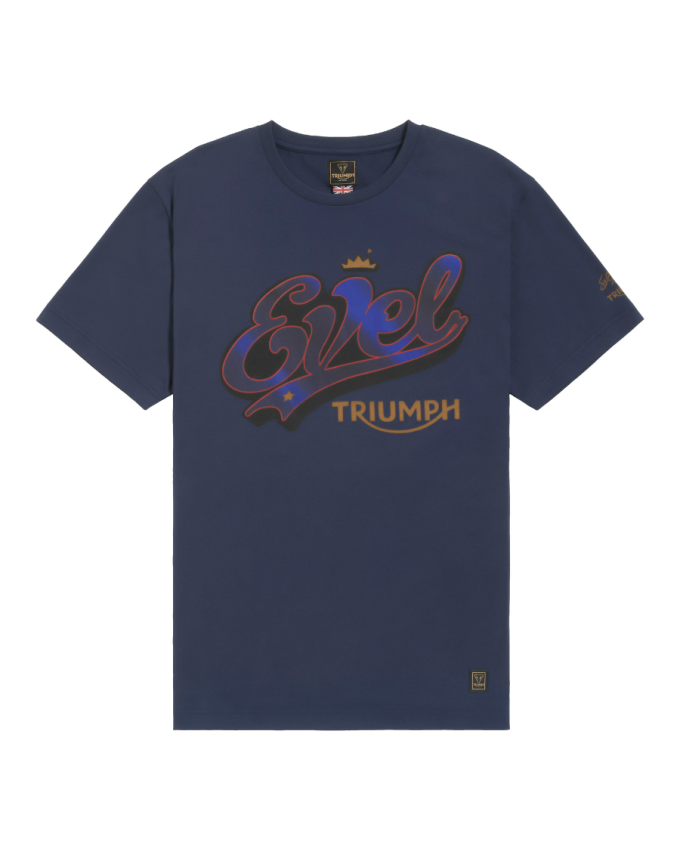 T-shirt à logo Triumph x Evel Knievel