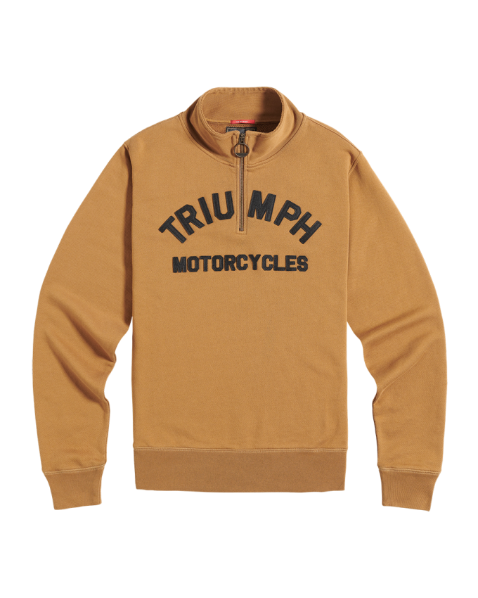 Ribble Quarter Zip Logo Sweatshirt
