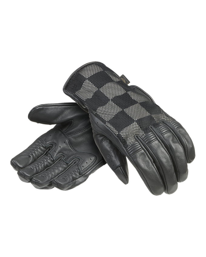Gants en maille Checkerboard