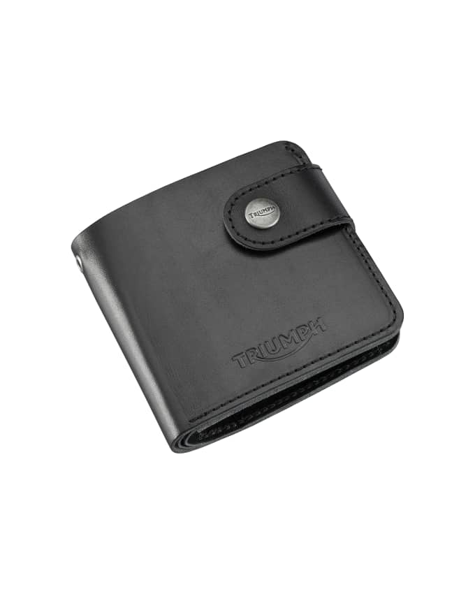 Triumph Leather Square Biker Wallet