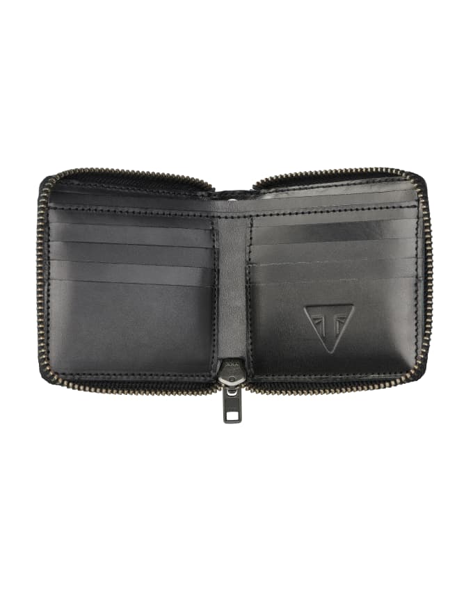 Triumph Leather Square Zip Wallet