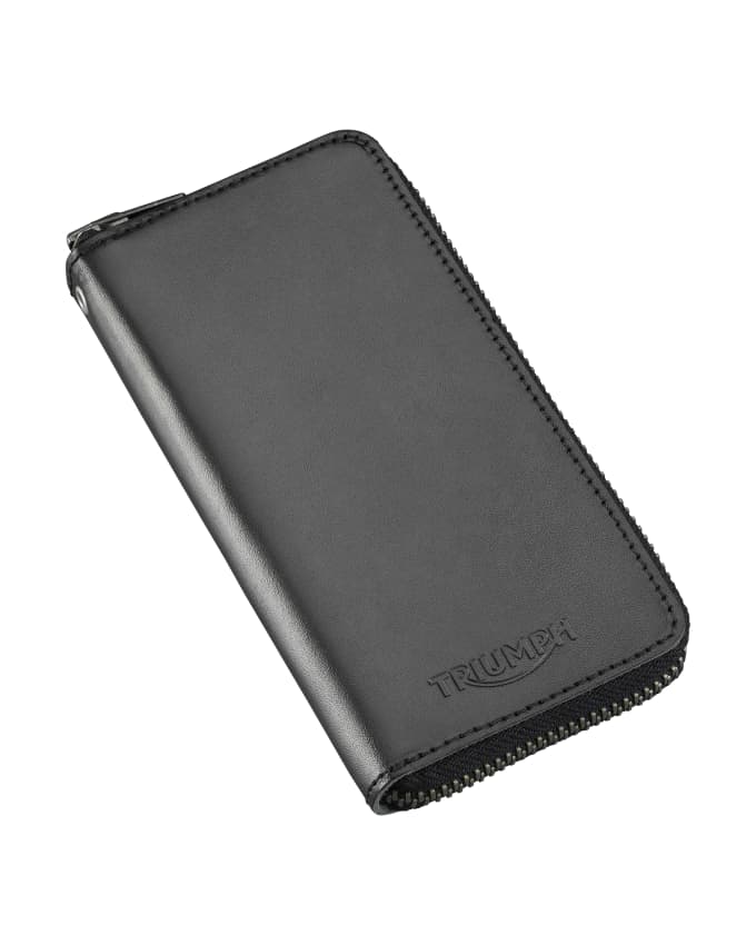 Triumph Leather Long Zip Wallet