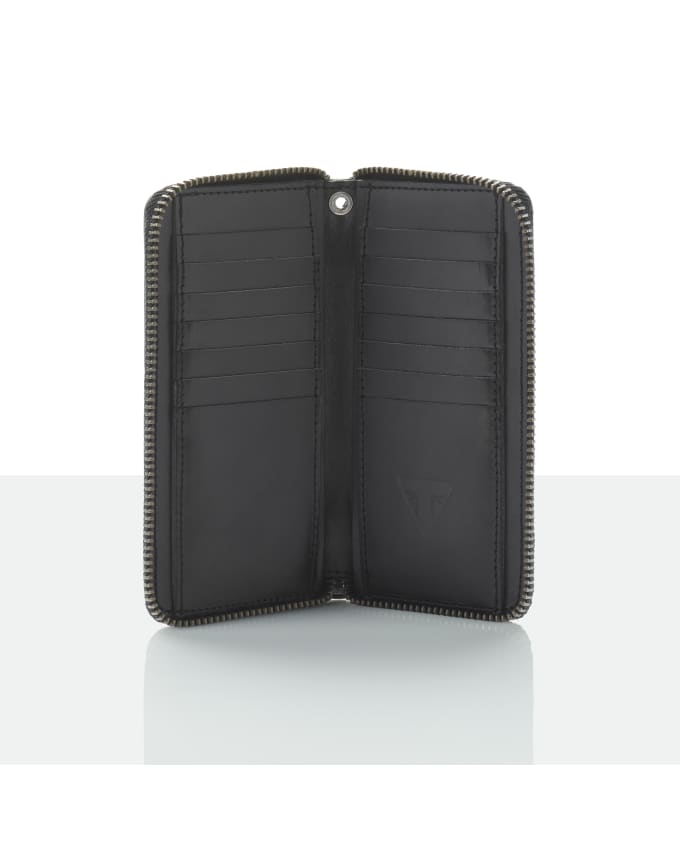 Triumph Leather Long Zip Wallet