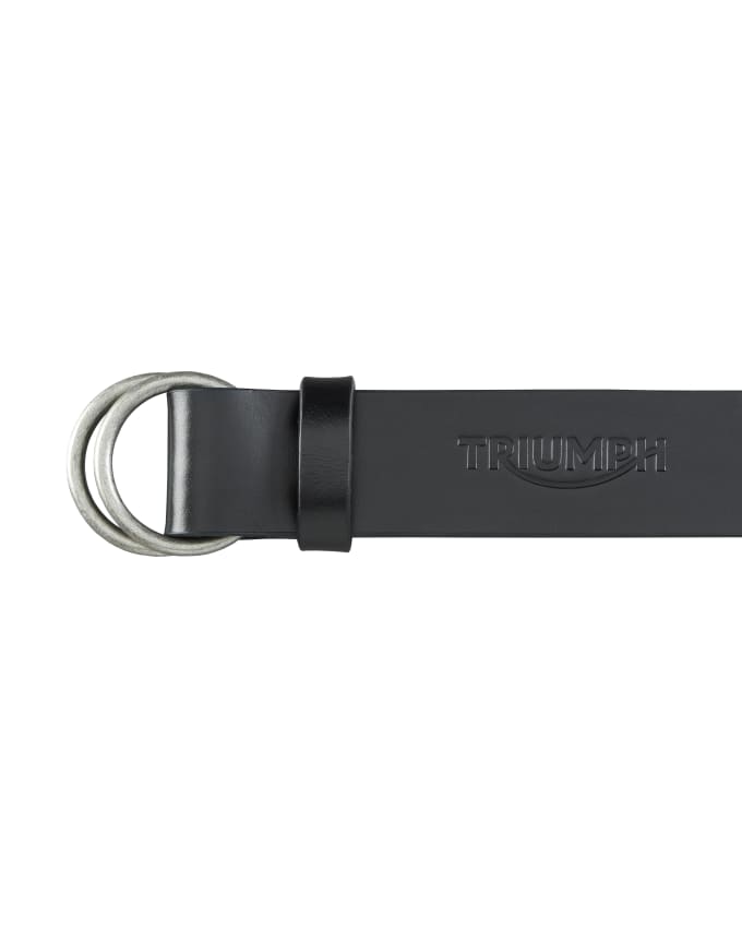 Triumph Leather O-Ring Belt