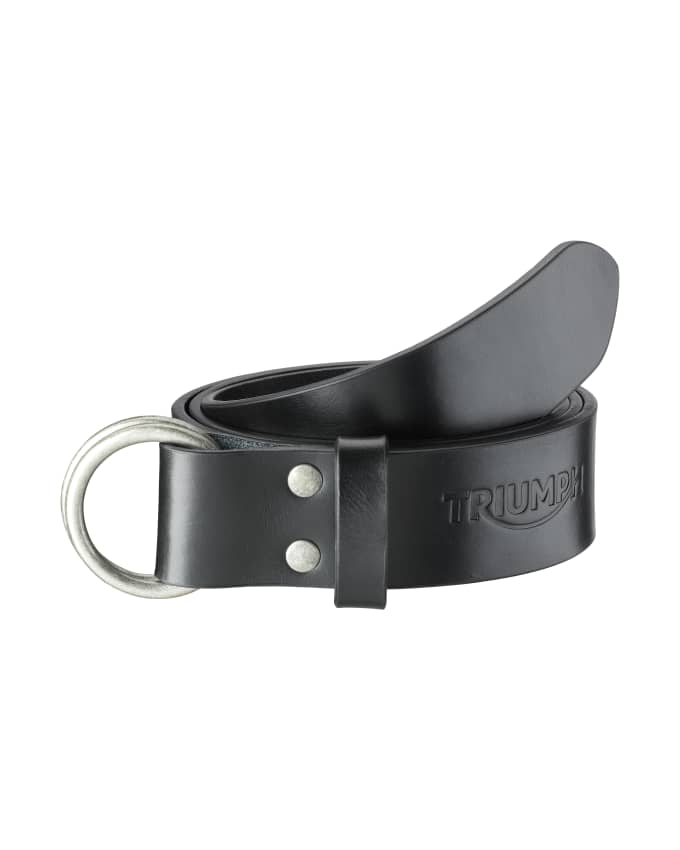 Triumph Leather O-Ring Belt