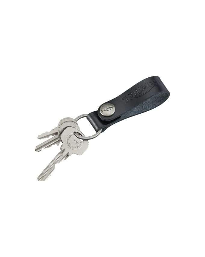 Triumph Leather Keyring