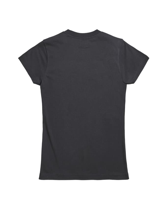 T-shirt à damiers avec logo en arc de cercle Luss pour femme