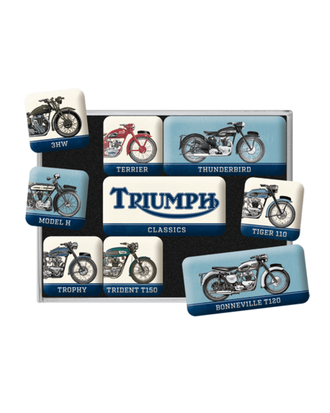 Triumph Model Chart - Magnet Set