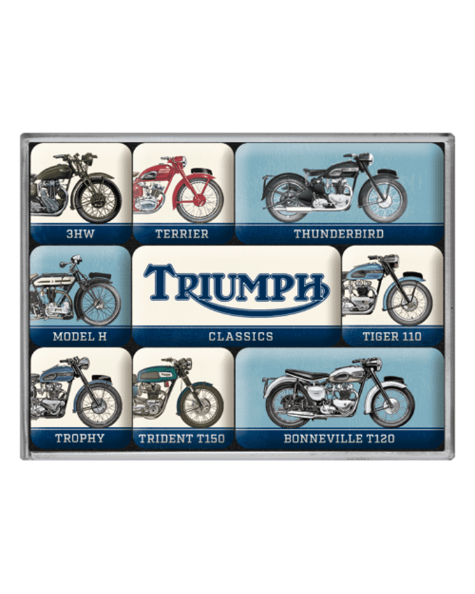 Triumph Model Chart - Magnet Set