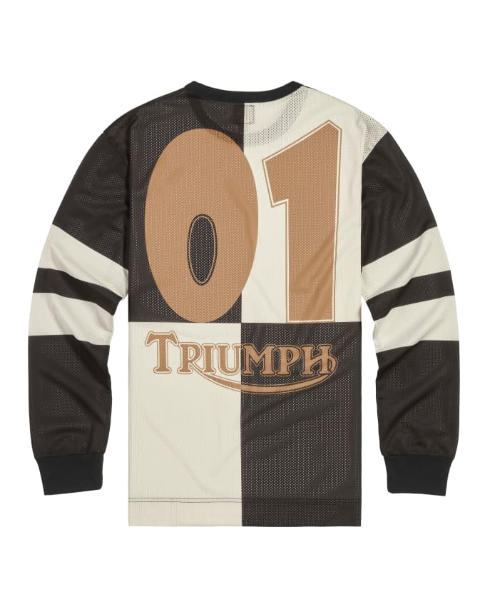 Haut Heritage Racing No. 01 noir, blanc cassé et doré